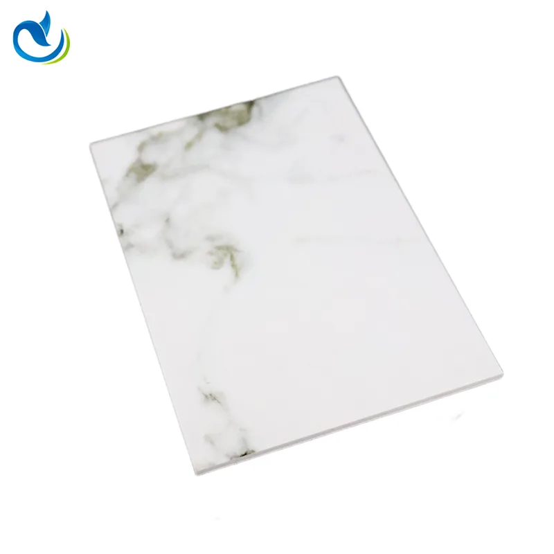 Waterdicht plastic alternatieve UV PVC marmeren panelen boards
